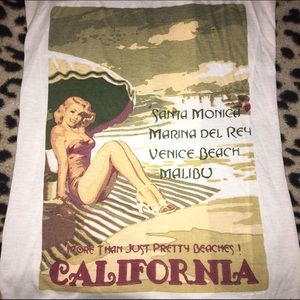 Bear dance California tank top