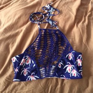 Acacia Blue Island Orchid Panama Top