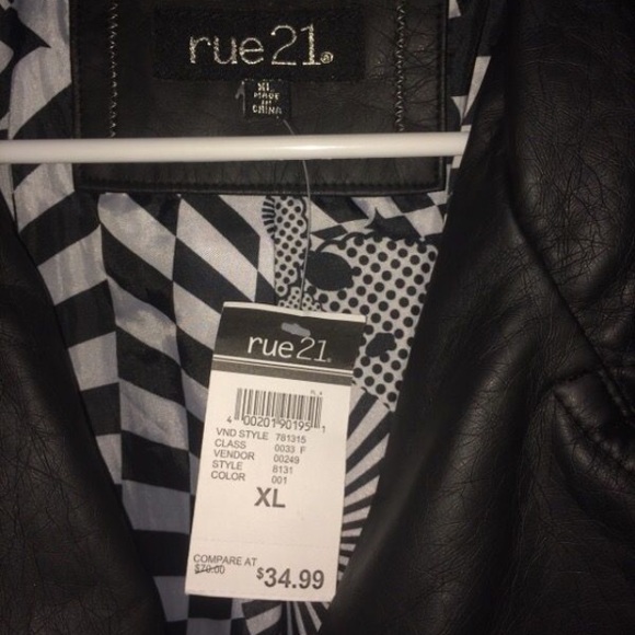 Rue 21 biker jacket - Picture 2 of 2