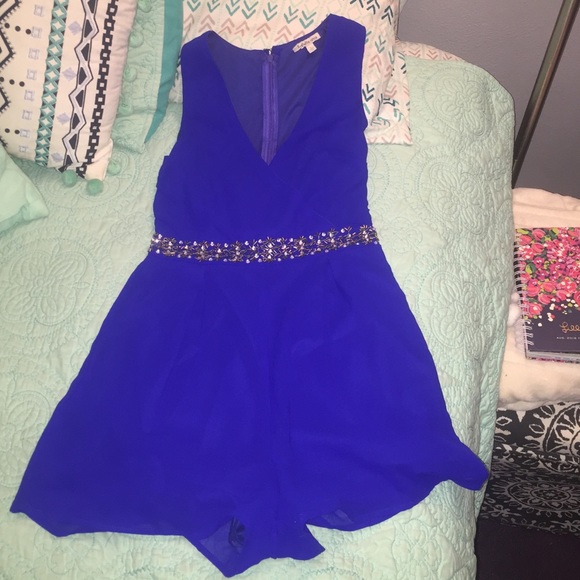 Waist Studded Romper
