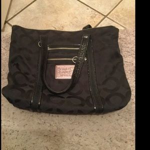 Black Coach Tote Bag