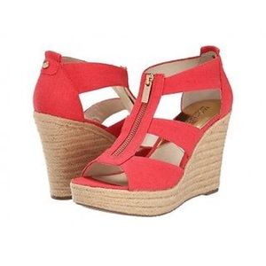 Michael kors Damita watermelon wedges