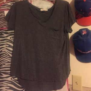 loose swoop neck tshirt