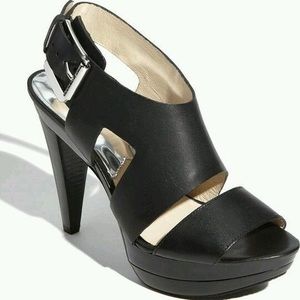 SOLD Michael kors black Carla platforms