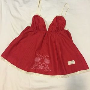 Odd Molly 383B Red tank top sz 1