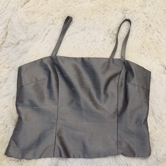 Victoria Secret 100% Silk Lining Crop Top