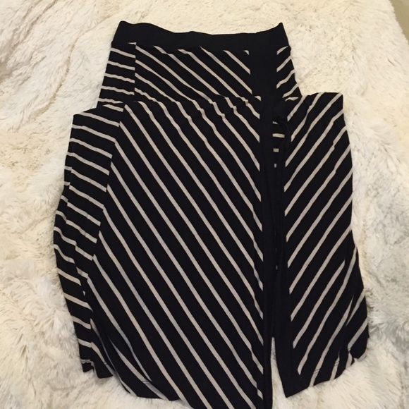 Striped Maxi Skirt