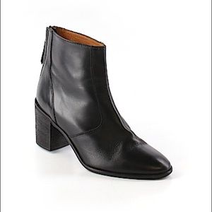 Madewell black leather boots