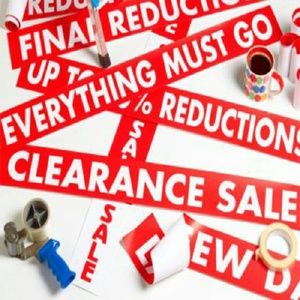 All items marked down 50-70%