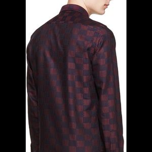 "Kenzo" Burgundy Love Shirt