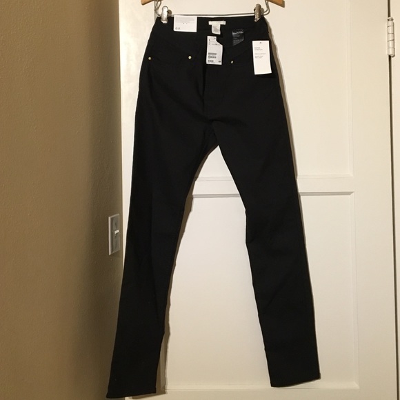 Black Jeans H&M Skinny High Superstrech