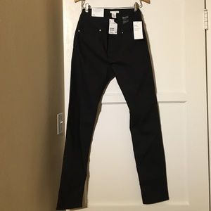 Black Jeans H&M Skinny High Superstrech