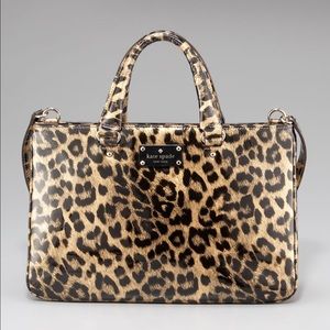 Kate Spade Beige Bretts leopard purse