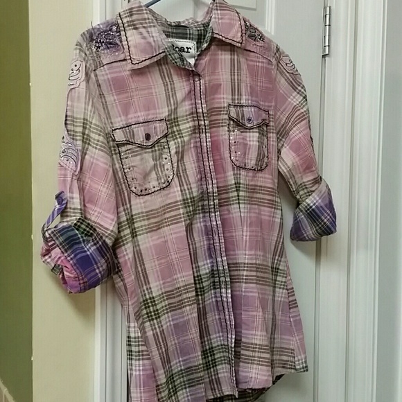 ROAR button up new without tags