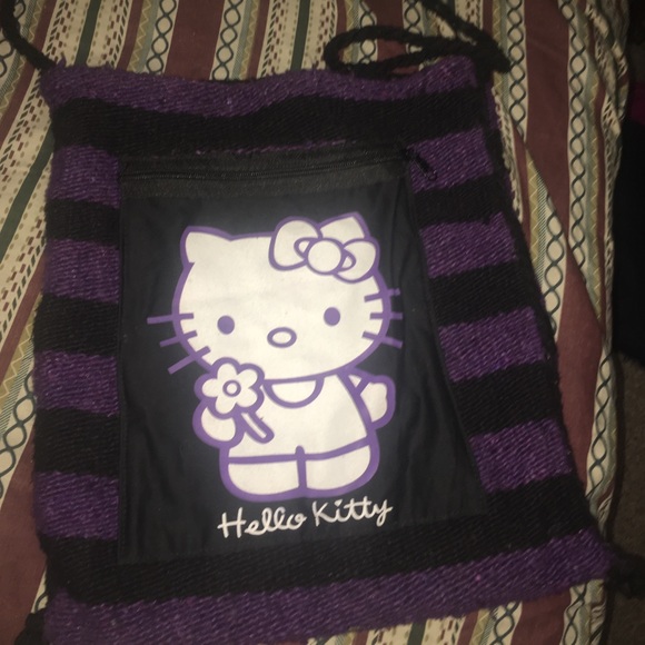 Hlo kitty crossbody tote bag