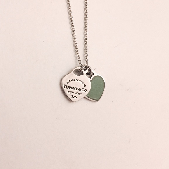 Tiffany & Co Double heart necklace