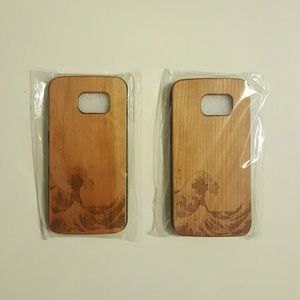 Real wood phone case (great wave)