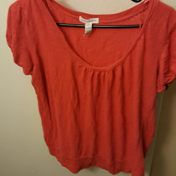 Coral short sleeve shirt
