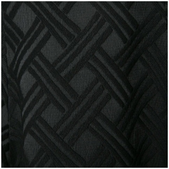 Alice + Olivia Black Woven A-Line Skirt - Picture 3 of 5