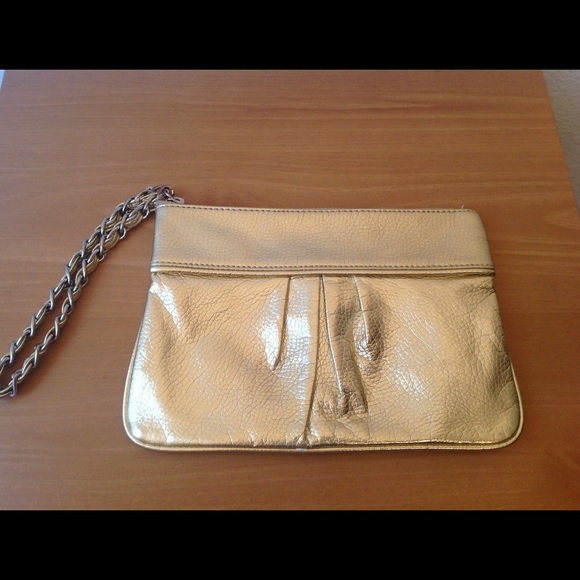 Express Metallic Wristlet