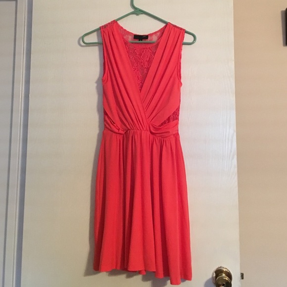 Gorgeous coral sun dress