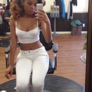 American Apparel white Bralette