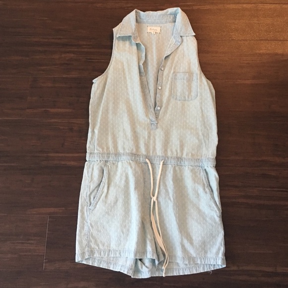 Loft Lou & Grey denim romper size 4
