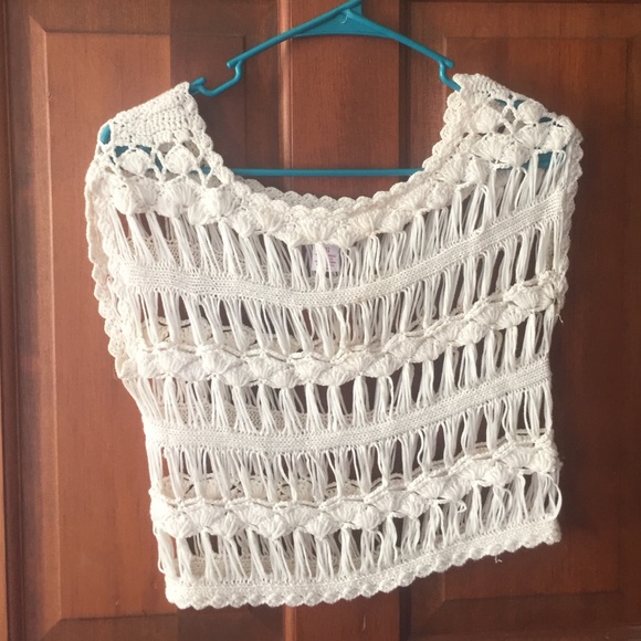 Crotchet crop top