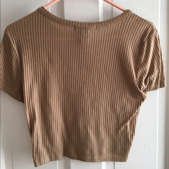 Ribbed crop top - Picture 2 of 2