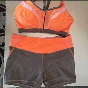 VS Yoga Shorts and Sports Bra