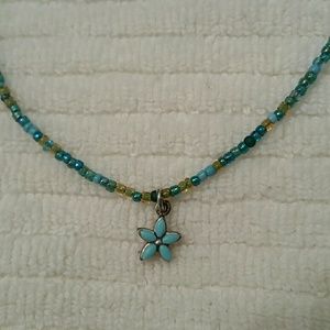 Bead necklace with SS