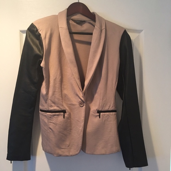 Armani exchange taupe and black blazer - Picture 1 of 4