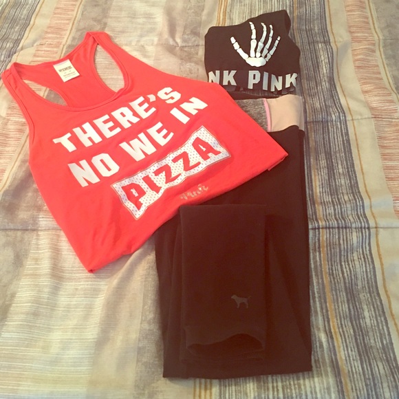VS:Pink Yoga Pant