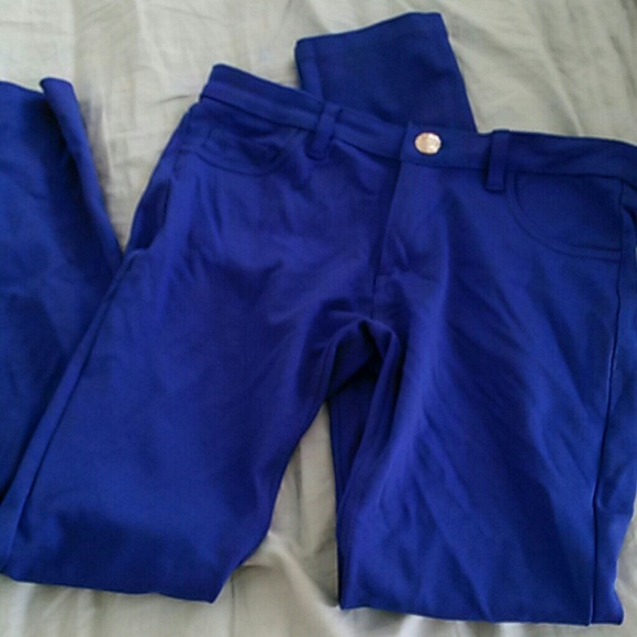 Skinny Blue Pants