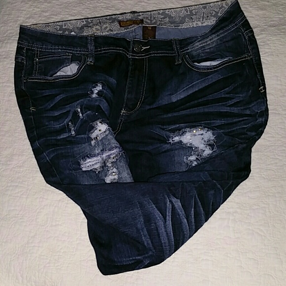 Cute distressed jeans