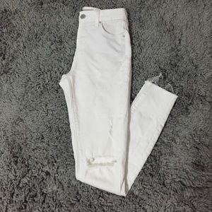 Top Shop white Skinny