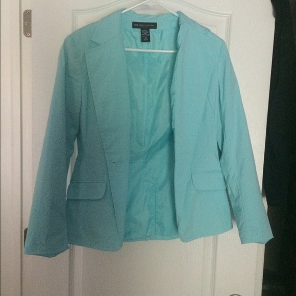 New York and Company  blue suit jacket size 10
