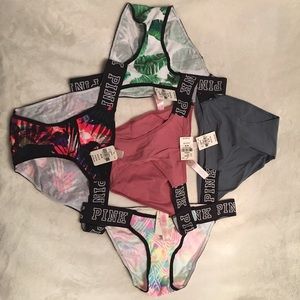 NWT Victoria's Secret PINK extra low rise bikini's