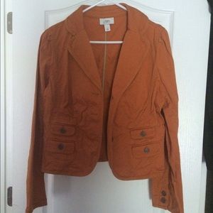 Loft burnt orange jacket