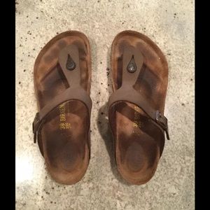 Birkenstock Gizeh Mocha Birkibuc Sz39