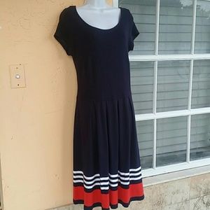 Very pretty Tommy Hifiger red,white,&blue dress