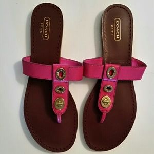 Coach Purse & Sandals Bundle