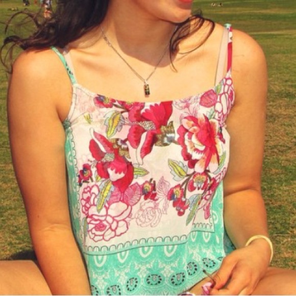 Colorful patterned tank top!! - Picture 1 of 3