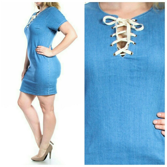 Classic Denim Dress - Picture 2 of 2