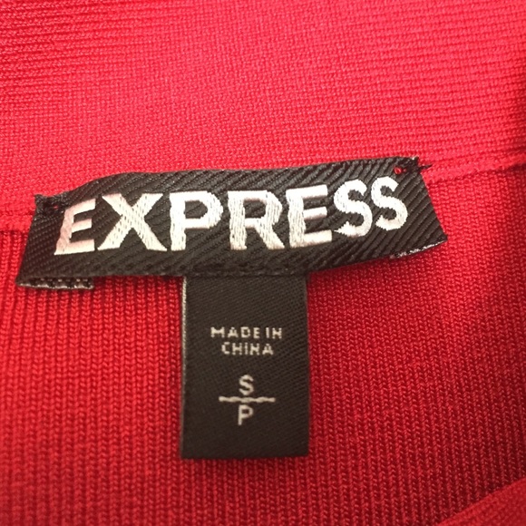 Red/purple bandage pencil skirt - Picture 2 of 2