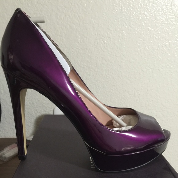 Enzo angiolini patent purple heels