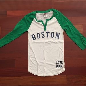VS PINK limited edition Boston Red Sox top