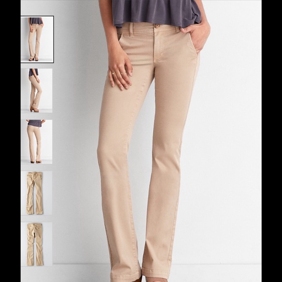 American Eagle Outfitters Pants - American Eagle Kick boot Twill X size 8