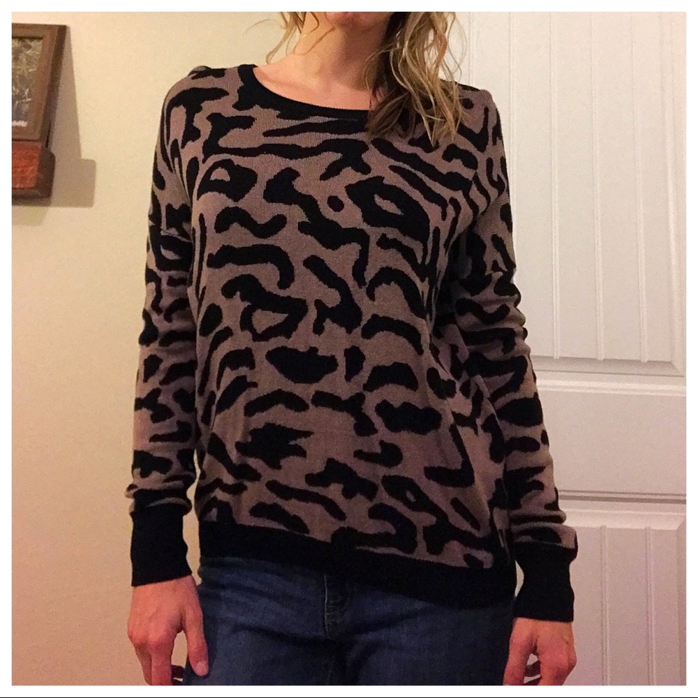 Francesca's leopard sweater