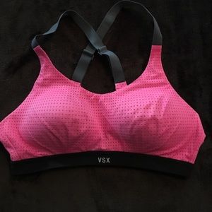 Victoria's Secret sports bra Pink and Gray